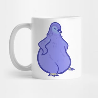 design of a blue penguin Mug
